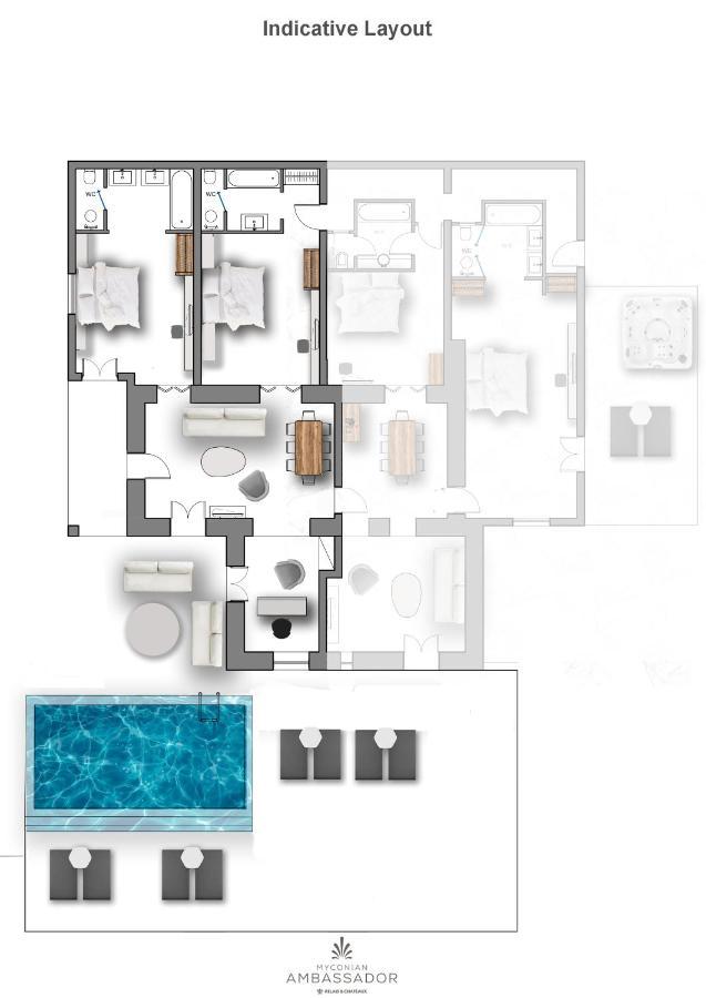 Myconian Ambassador Relais & Chateaux Πλατύς Γιαλός Εξωτερικό φωτογραφία